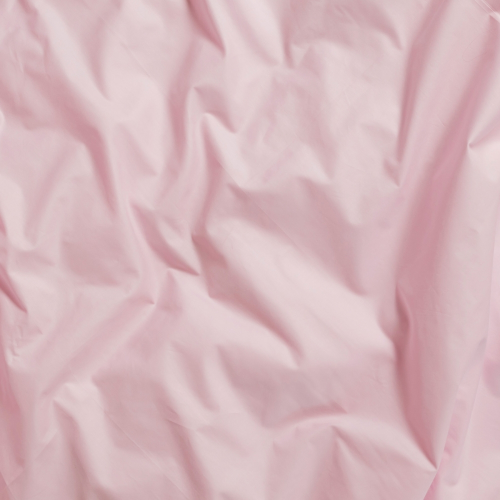 Powder Pink Percale Duvet Cover Set